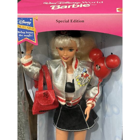 Vintage Walt Disney World Barbie Doll 25th Anniversary Special Edition Mattel Bo - Picture 1 of 10